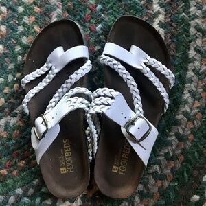 White mountain white sandals